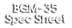 BGM-35 Spec Sheet