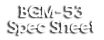 BGM-53 Spec Sheet